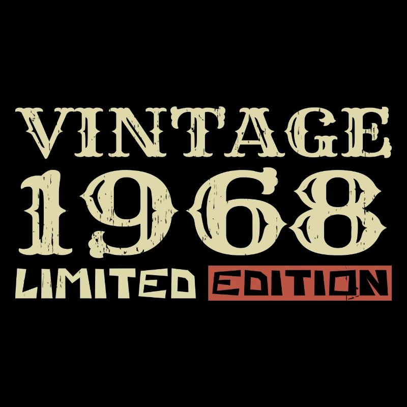 1968 Vintage:56th Anniversary Unique Retro Gift