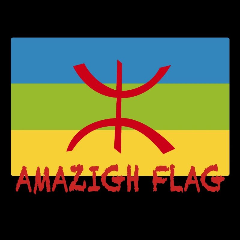 Drapeau Amazigh - drapeau berbère