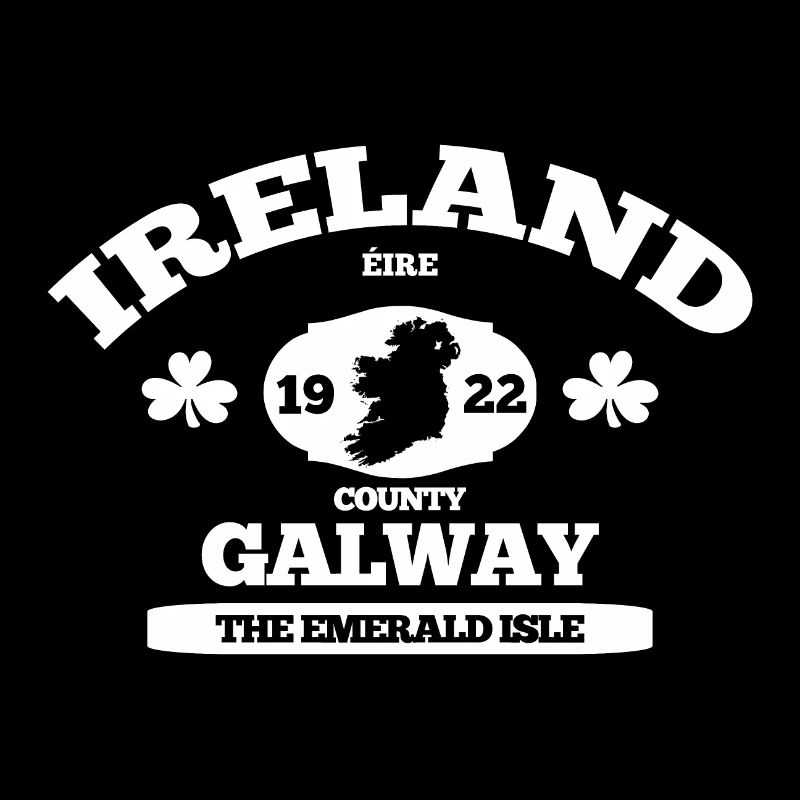 Galway, Irland. Klassisches irisches Design