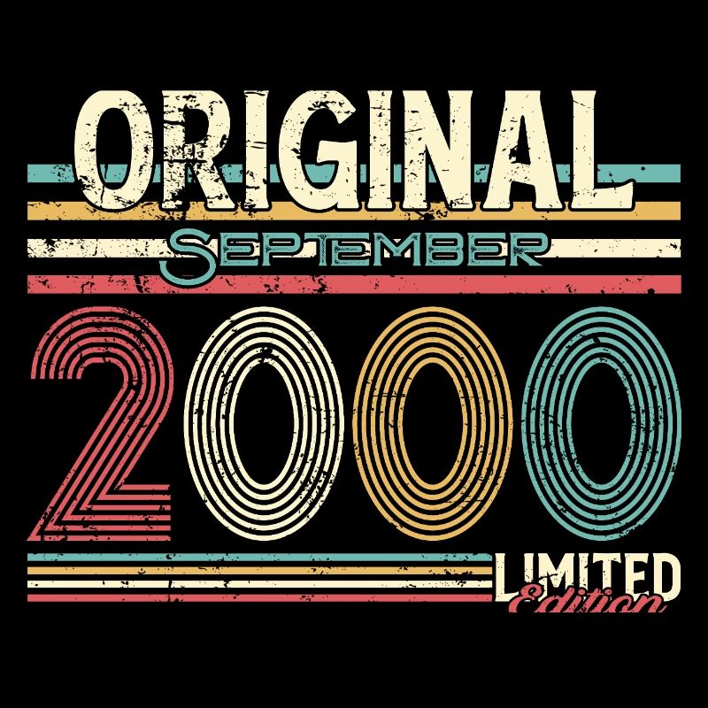 Original September Retro 2000 Design, 25 Jahre