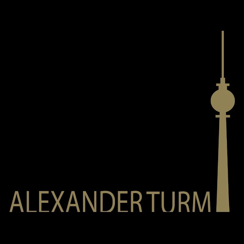 Funny Berlin TV Tower Silhouette Parody