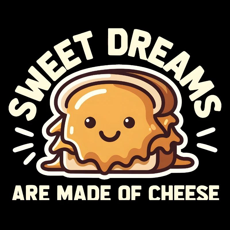 Les doux rêves sont faits de sandwich mignon au fromage