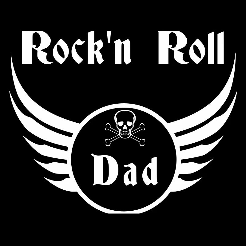 Papa Rock and Roll Ailes de Crâne Blanc