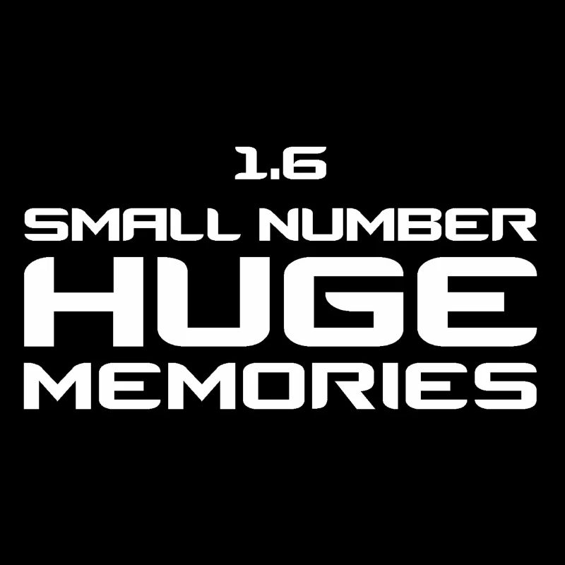 1.6 Small Number Huge Memories