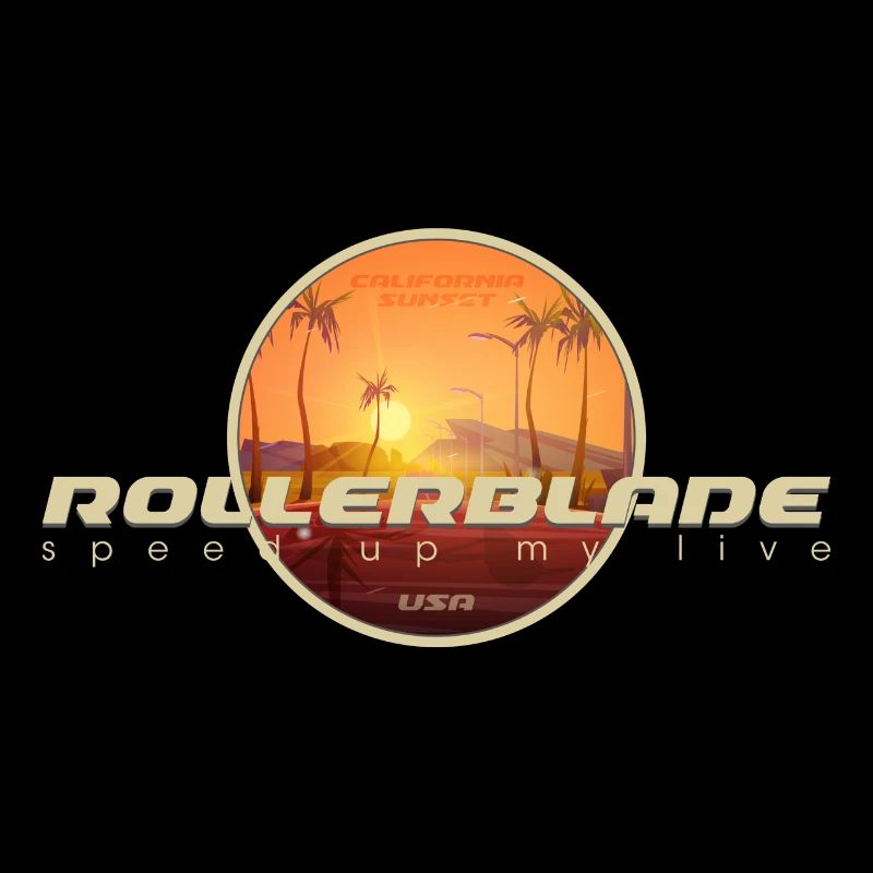 California Sunset Rollerblading
