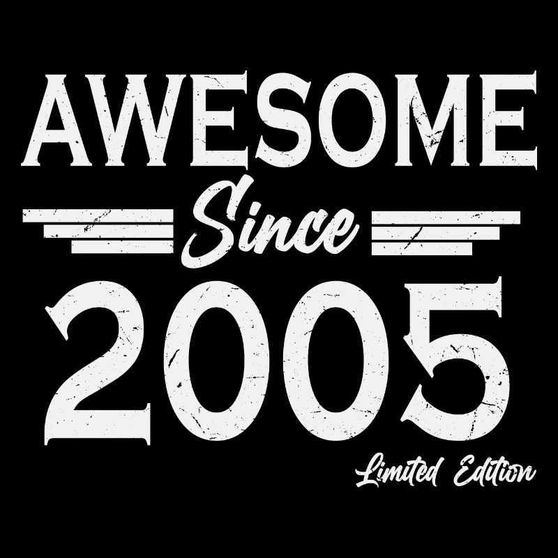 Né en 2005 18 ans anniversaire