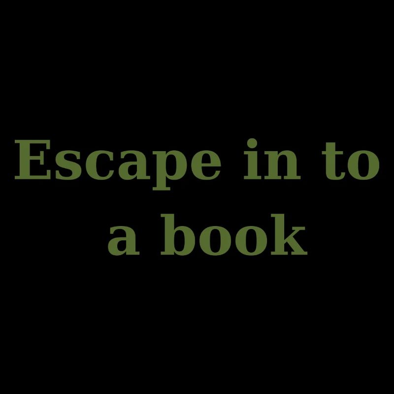 Évadez-vous dans un livre - Vert olive