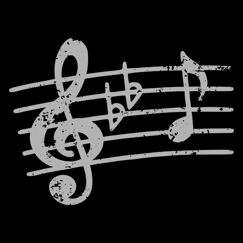 Treble Clef Notes Musician Sheet Music