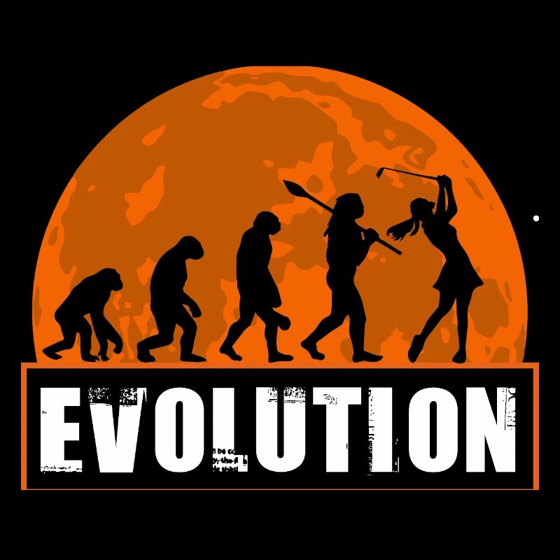 Entwicklung der Golfmädchen-Geschenk-Golfspielerin