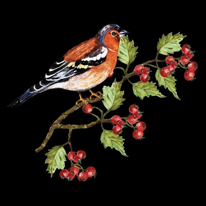 Bunter Vogel