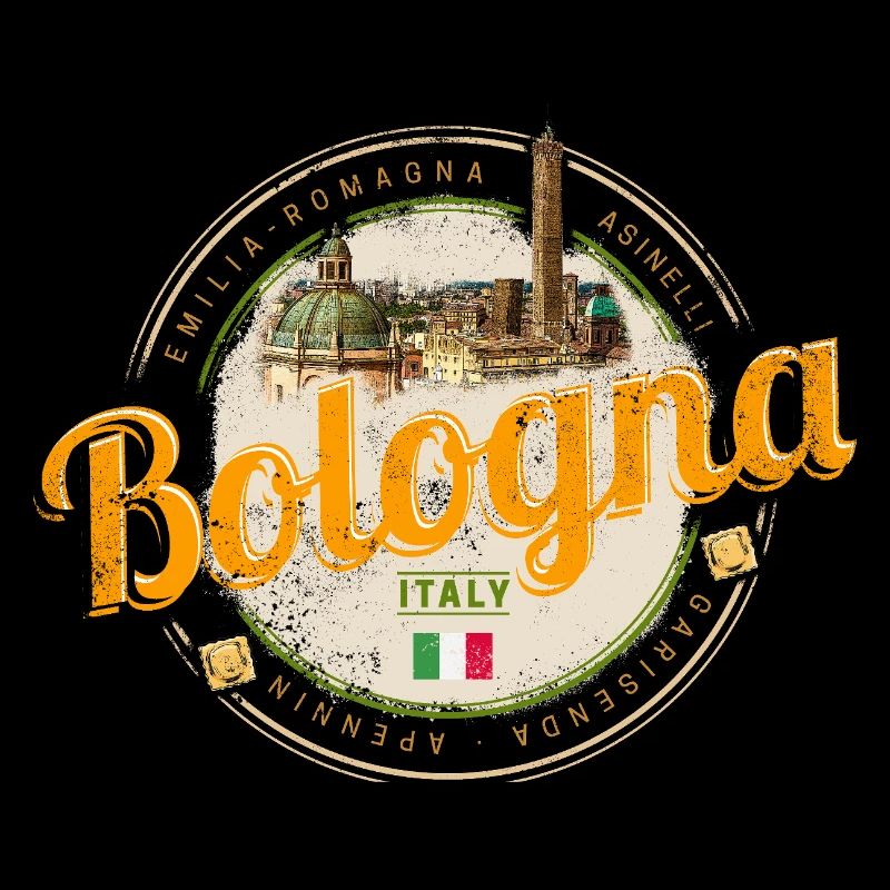 Bologna Emilia-Romagna with Pasta Italy Souvenir