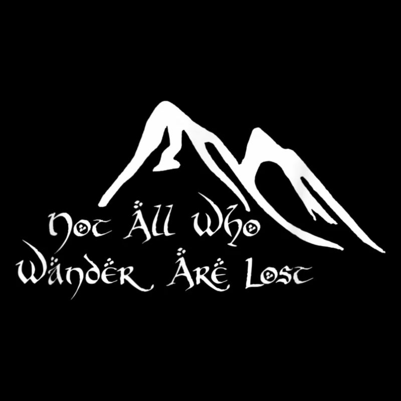 Not All That Wander Are Lost