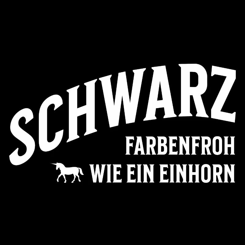 Schwarz wie ein Einhorn