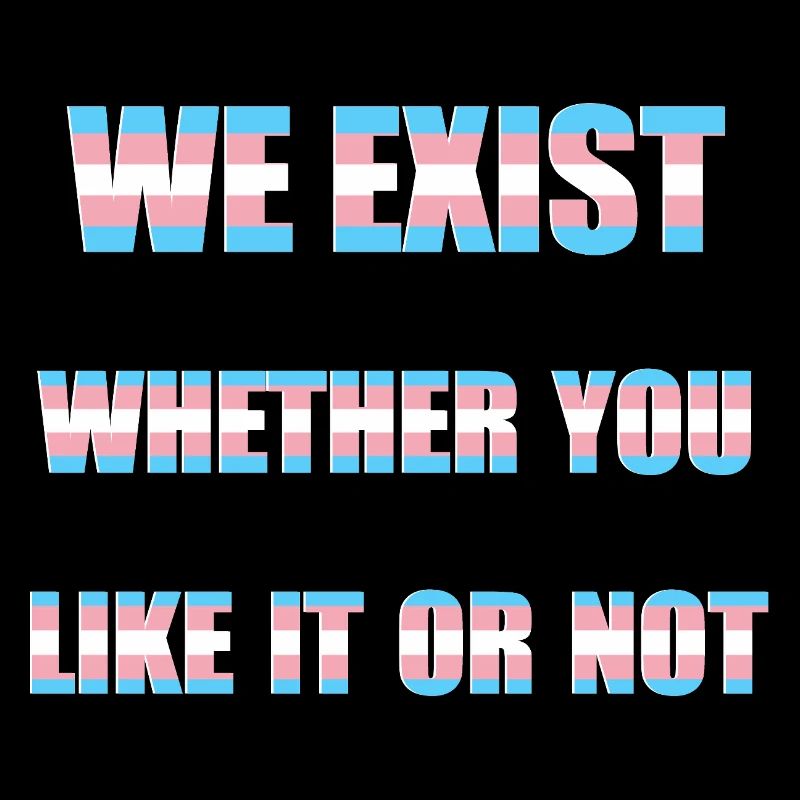 We Exist - Drapeau transgenre