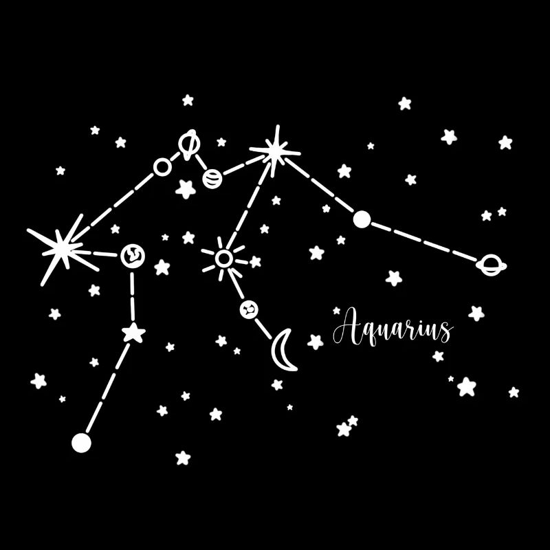 Aquarius, Aquarius, zodiac, sky, planet