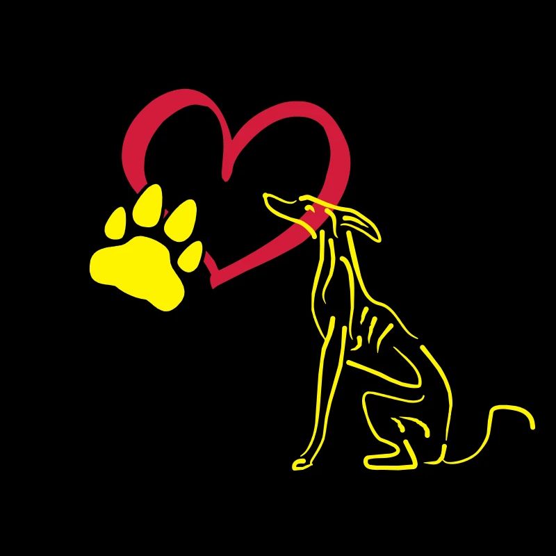 Amour de ma vie lévrier