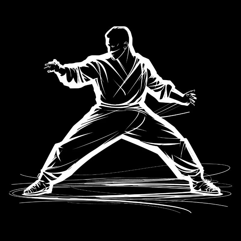 Karateka Drawing