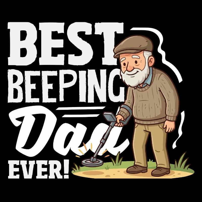 Bester Piepender Papa Sondengänger Spruch