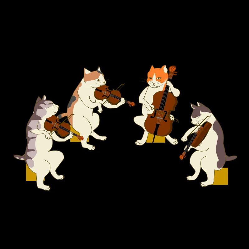 Quatuor de chats