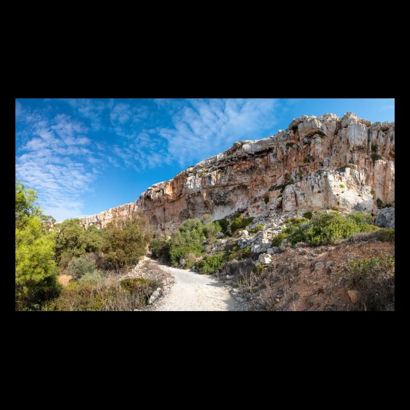 Dingli rock formation near Dingli Cliffs Malta