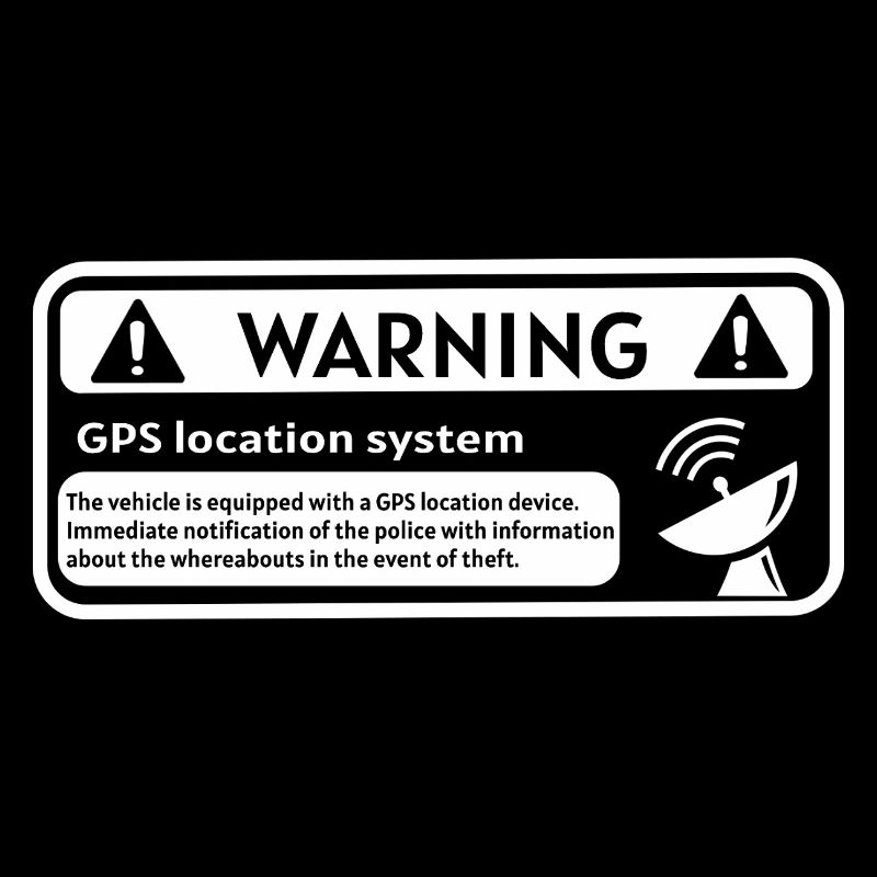 Alerte GPS Sticker 