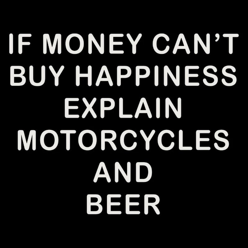 Motorrad und Bier