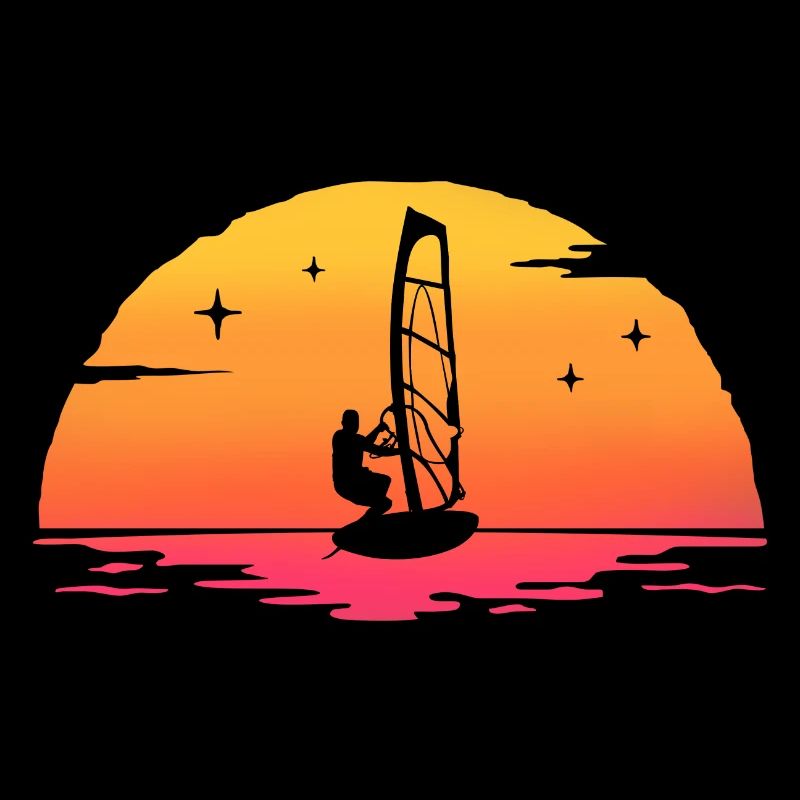 sunrise windsurf windsurfing