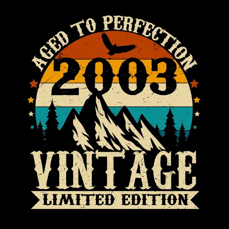 2003 Born vintage Birth Retro