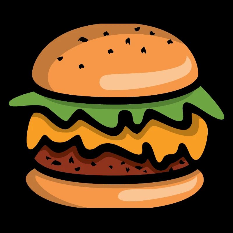 Comic Burger Cheeseburger
