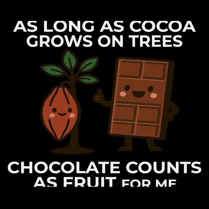 Le chocolat est un fruit – l’expression humoristique du cacao
