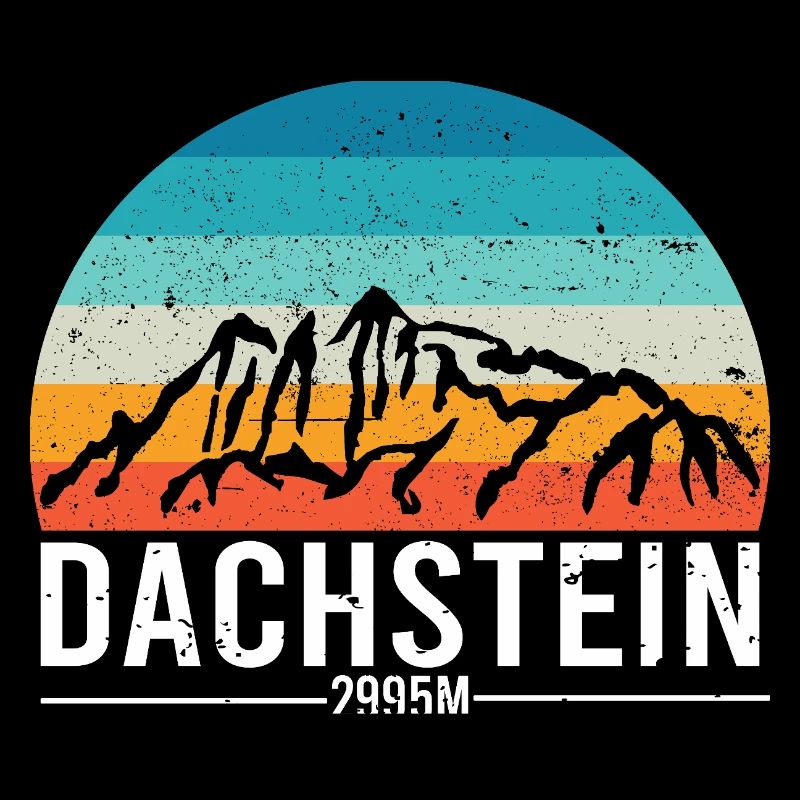 Dachstein Ramsau Autriche Coucher de soleil rétro
