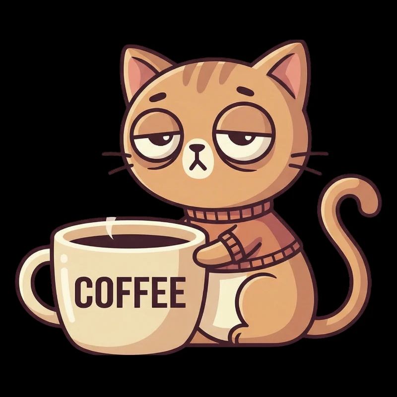 Kätzchen Kaffee Charm