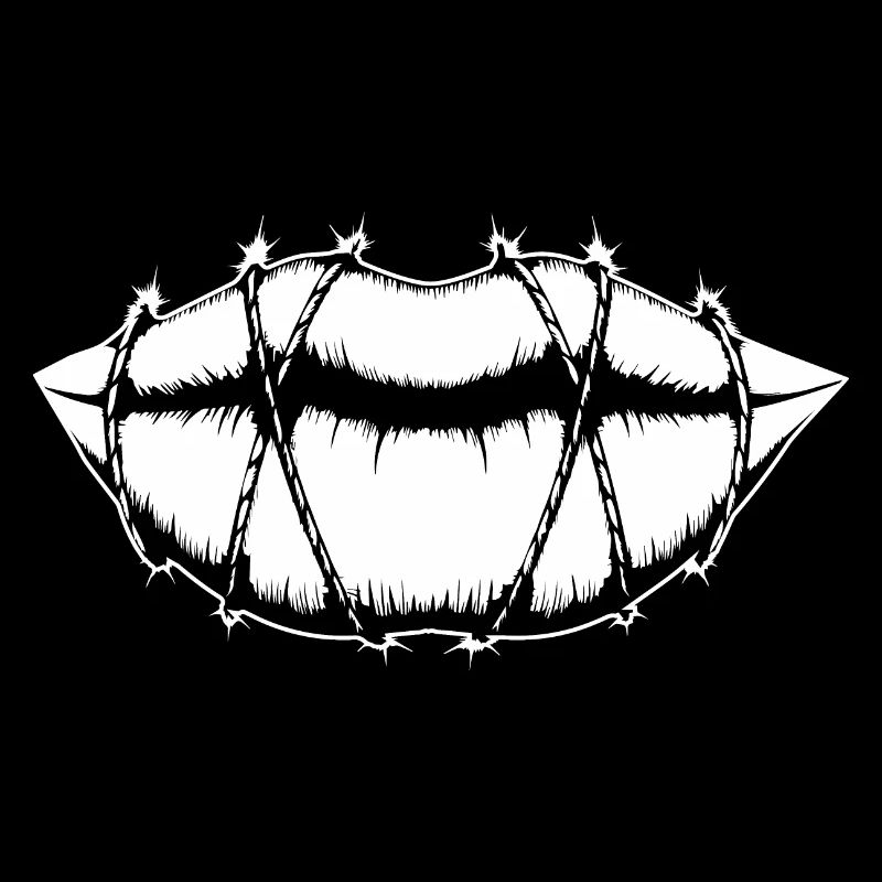 Liberté d’expression - Des lipps dans des barbelés