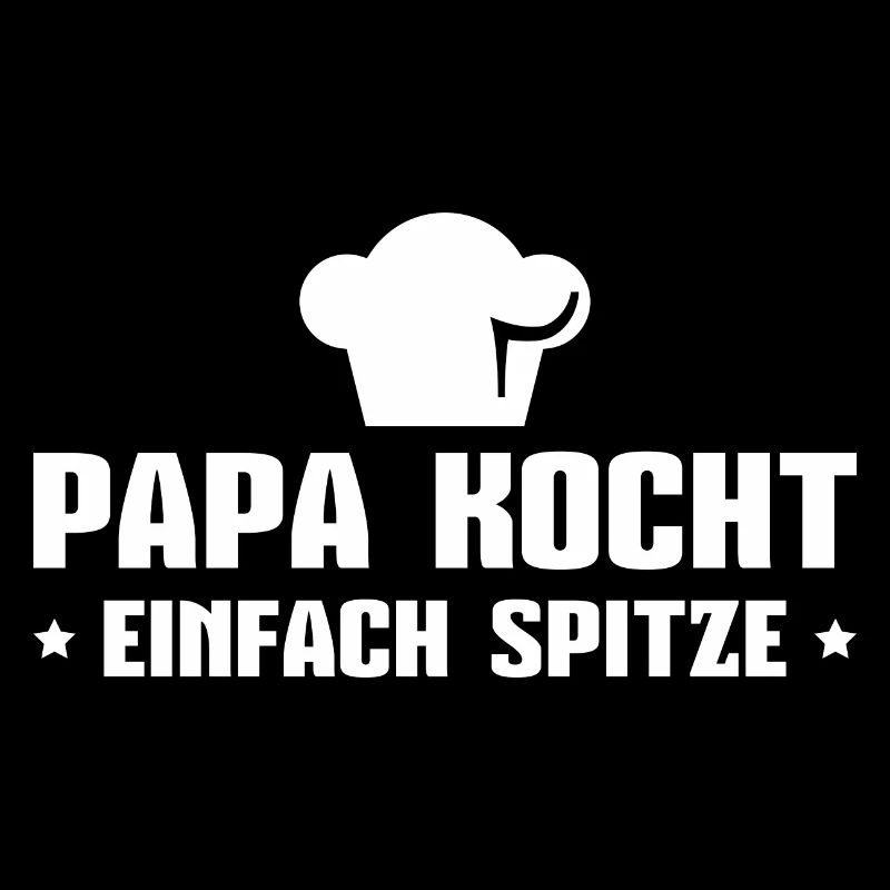 Papa kocht einfach spitze Vatertag Geschenk