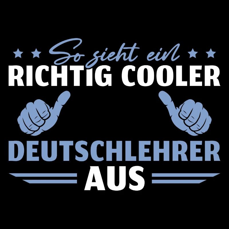 Lehrkraft Referendar Cooler Deutschlehrer