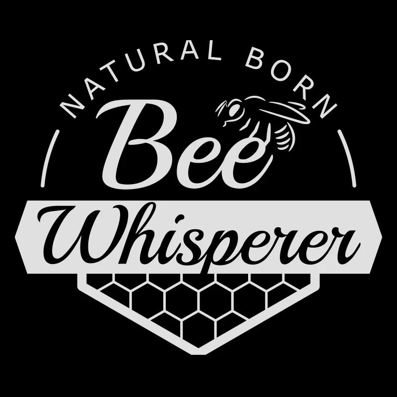 Bee whisperer - bright motif with small bee
