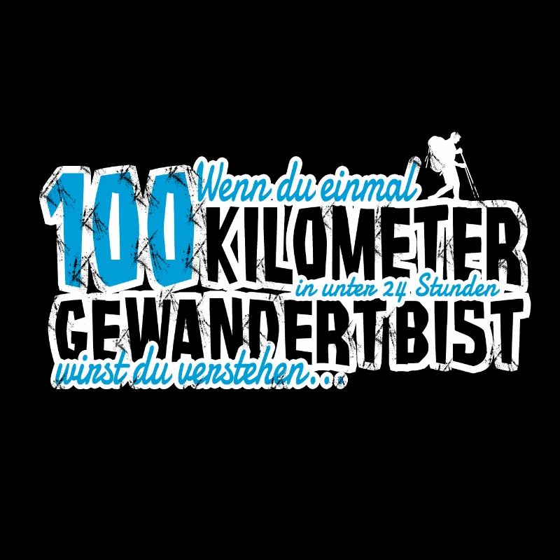 100 Kilometer Marsch Marschieren Geschenk Wanderer