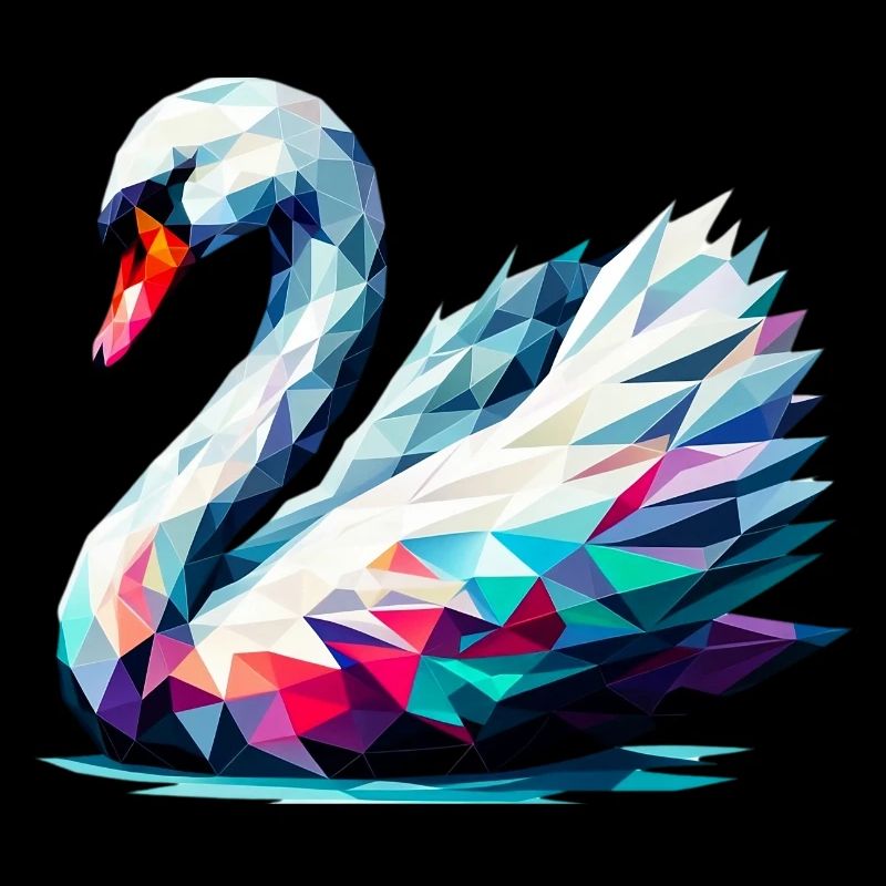 Polygonaler Schwan