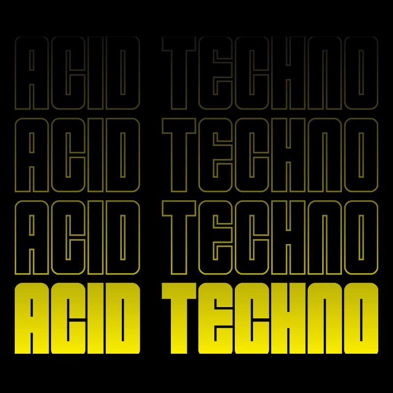 Acid Techno Wiederholung Gradient