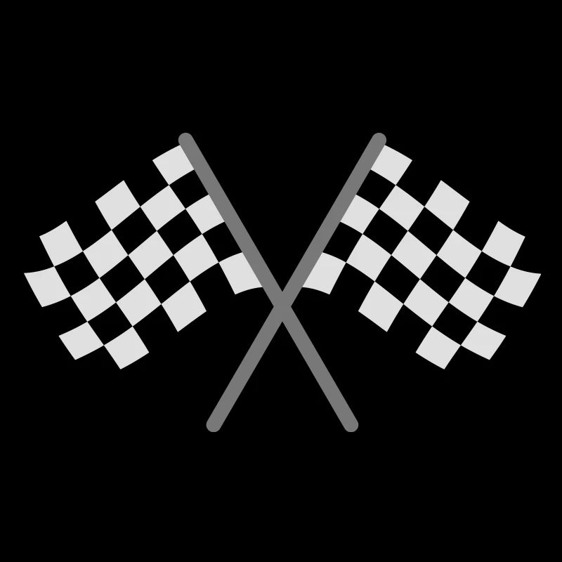Drapeau à damiers Racing Team