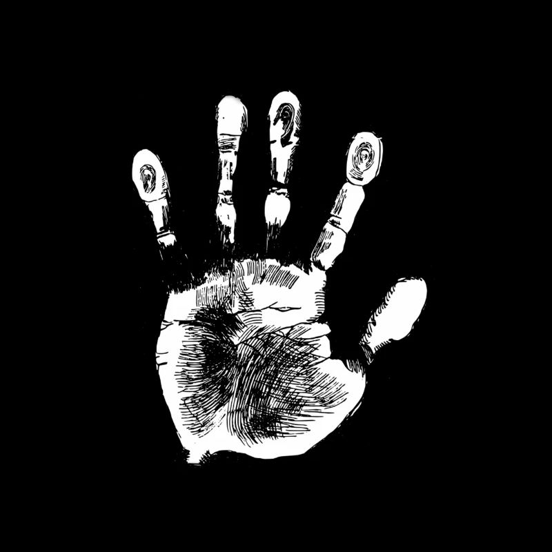 Weiße Hand. Geschenk