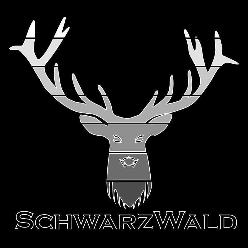 Schwarzwald Hirsch - Multi grey