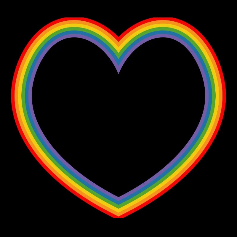 LGBT Regenbogen Herz lgbt csd tshirt