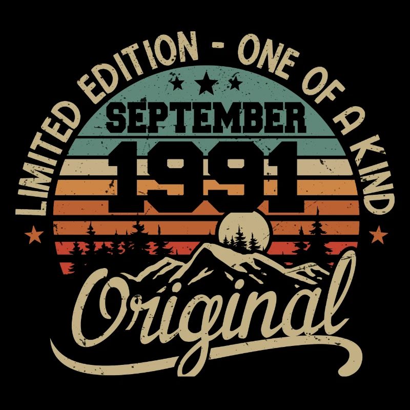 Birthday September 1991 Gift September 1991