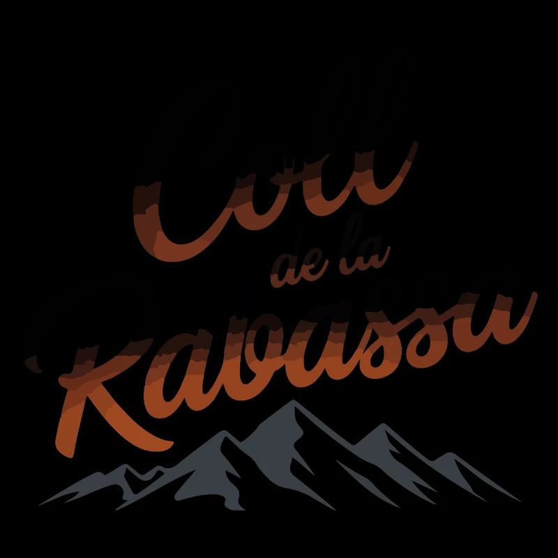 Coll de la Rabassa Climb Script Art