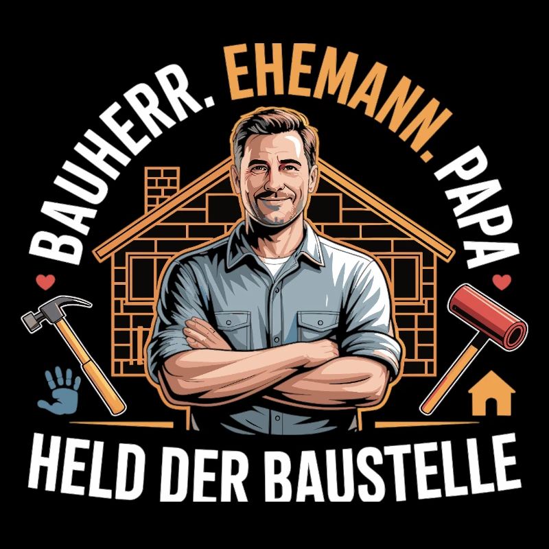 Held der Baustelle – Papa, Ehemann & Bauherr