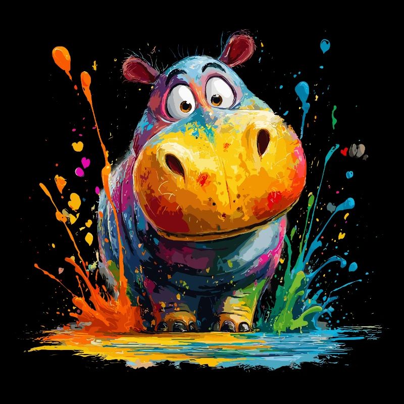 Bunter Hippo Splash