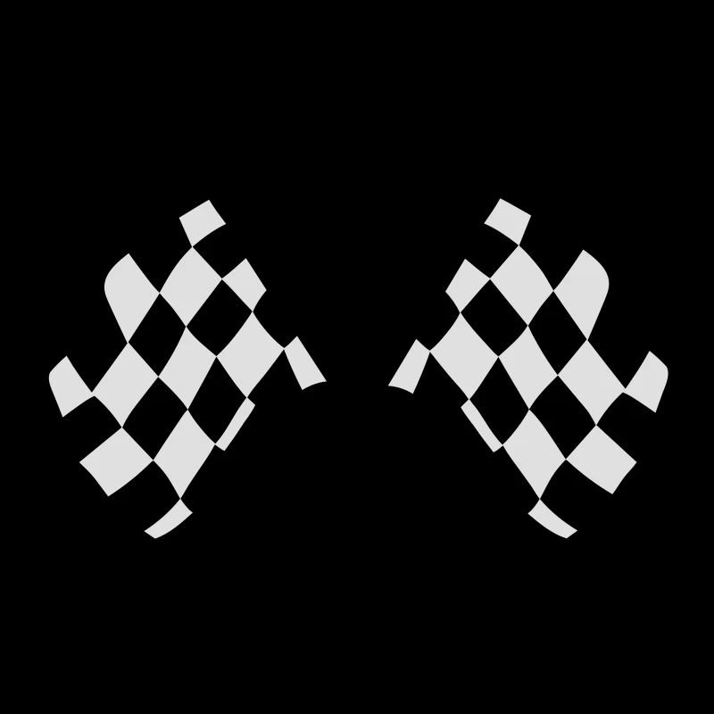 Drapeaux de course à damier