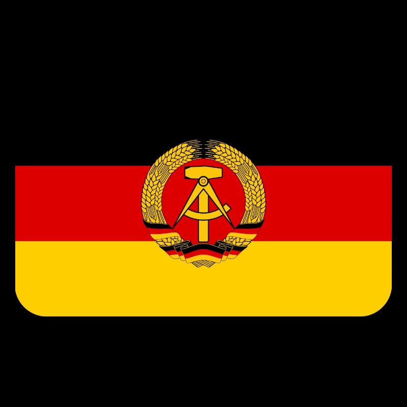 GDR FLAG round corner 400 dpi