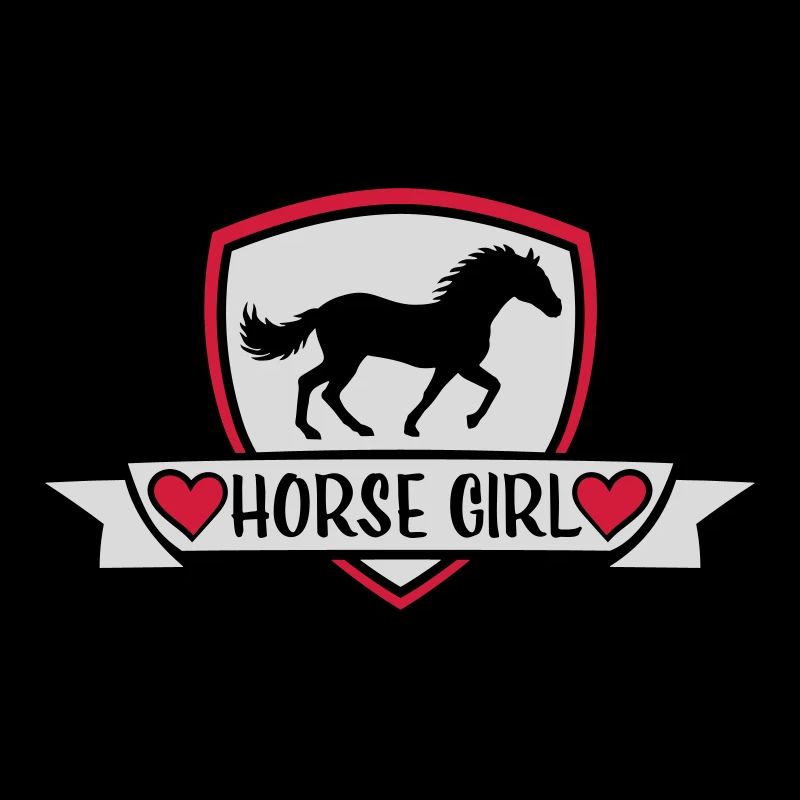 horse girl Zitat Design